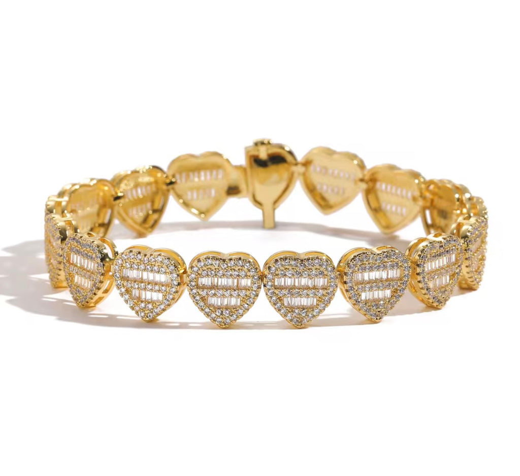 Diamond Heart Bracelet