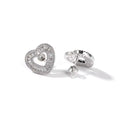 Diamond Heart Earrings