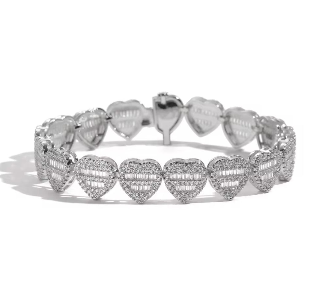 Diamond Heart Bracelet
