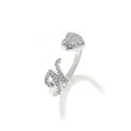 Initial Heart Ring
