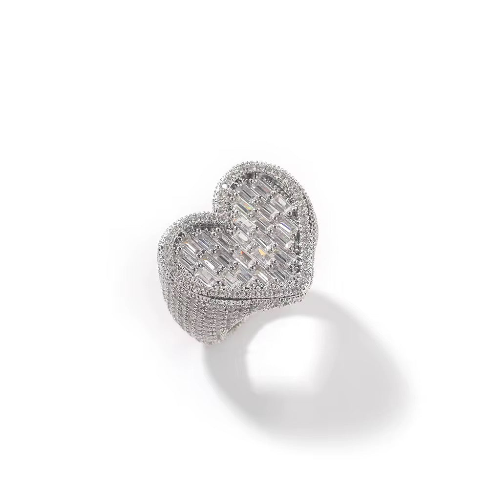 Diamond Heart Ring