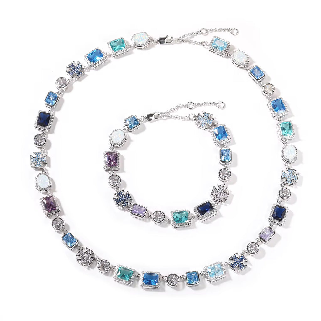 Aqua Pearl Bracelet