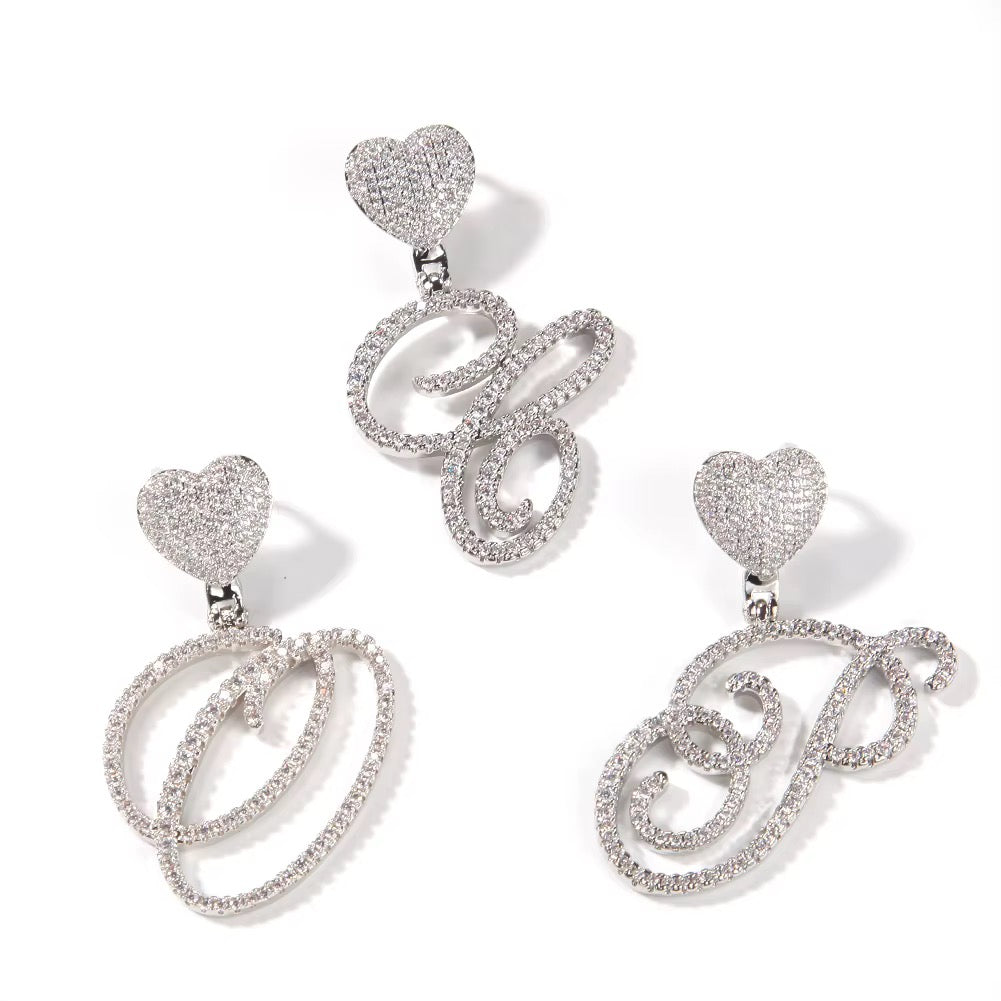 Heart Initial Necklace